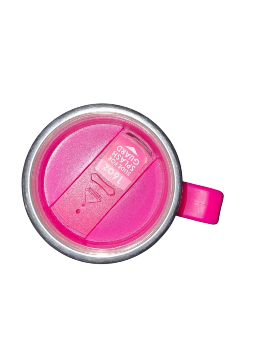 Pink Breast Cancer Awareness “Believe” Stainless Steel Travel Mug 16oz